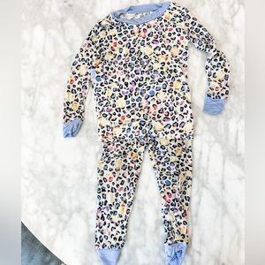 Little Sleepies Leopard Print 2 Piece Pajama Set 2T